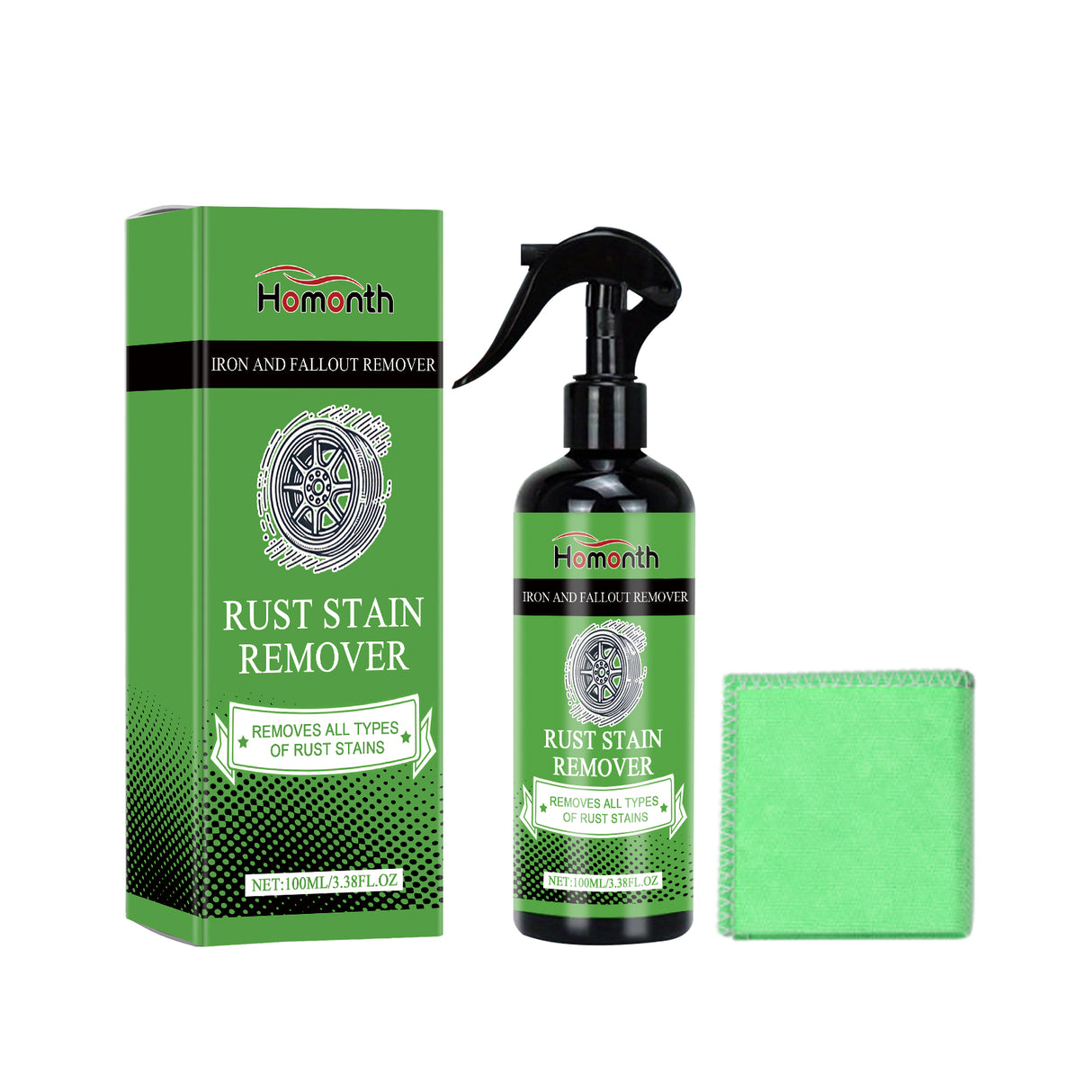 Wheel Hub Rust Removal Spray Car Wheel Cleaning Decontamination Rust Renovation Polishing Maintenance - V.I.P Digital Presence