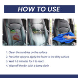 Car Interior Foam Cleaner, Interior Seat Instrument Panel Clean Dust And Polish Maintenance Refurbishing Agent - V.I.P Digital Presence