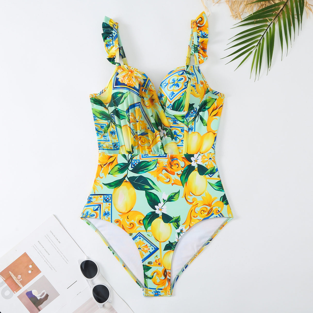 Conjoined conservative fly edge cover belly slimming sexy skirt style swimsuit women's wrapped skirt set - V.I.P Digital Presence