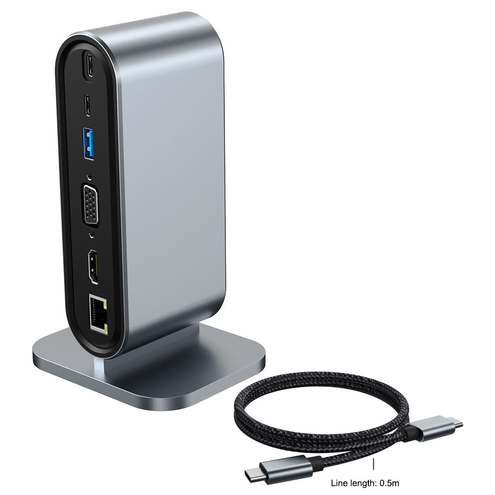 12 in one docking station Typec vertical multi interface suitable for Apple, Huawei, Mac docking stations - V.I.P Digital Presence