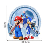Sonic Mario cartoon stickers self-adhesive wholesale creative decoration graffiti wall stickers posters for children's rooms - V.I.P Digital Presence