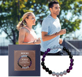 Purple Glass Bracelet, Glass Crystal Personality Fashion Decorative Clothing Accessories Hand Beaded Bracelet - V.I.P Digital Presence