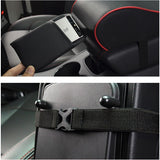 Leather Car Central Armrest Pad Black Auto Center Console Arm Rest Seat Box Mat Cushion Pillow Cover Vehicle Protective Styling - V.I.P Digital Presence