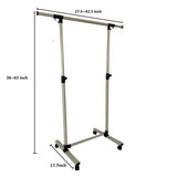 Short hanger, used for hanging heavy-duty rolling hangers with bottom racks and wheels for clothes - V.I.P Digital Presence