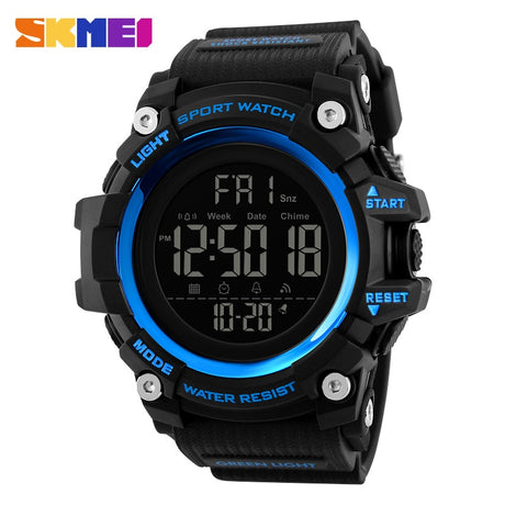 SKMEI 1384 Countdown Stopwatch Sport Watch Mens Watches Top Brand Luxury Men Wrist Watch Waterproof LED Electronic Digital Male Watch - V.I.P Digital Presence
