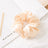 Women Silk Scrunchie Elastic Handmade Multicolor Hair Band Ponytail Holder Headband Hair Accessories 1PC Satin Silk Solid Colo - V.I.P Digital Presence