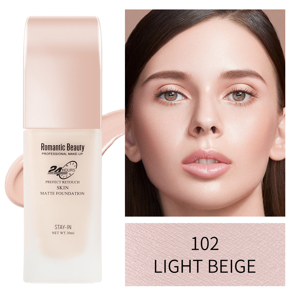 Romantic Beauty 30ml Long-Lasting Oil Control Non-Removal Foundation Concealer And Moisturizer Makeup Foundation - V.I.P Digital Presence