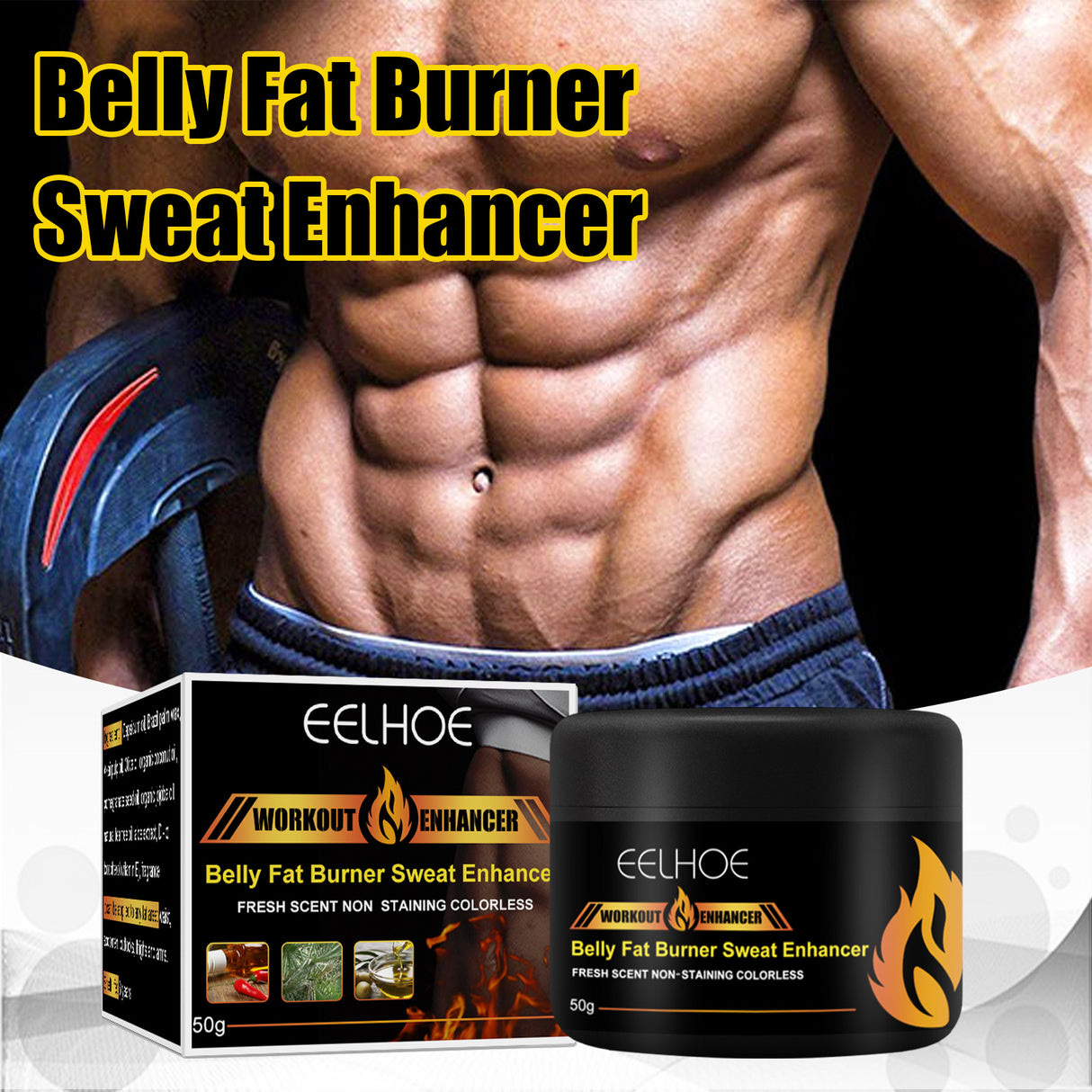 Abs Cream, Abdominal Strength Men And Women's Chest Muscle Waistcoat Line Massage Fitness Sculpting Cream - V.I.P Digital Presence
