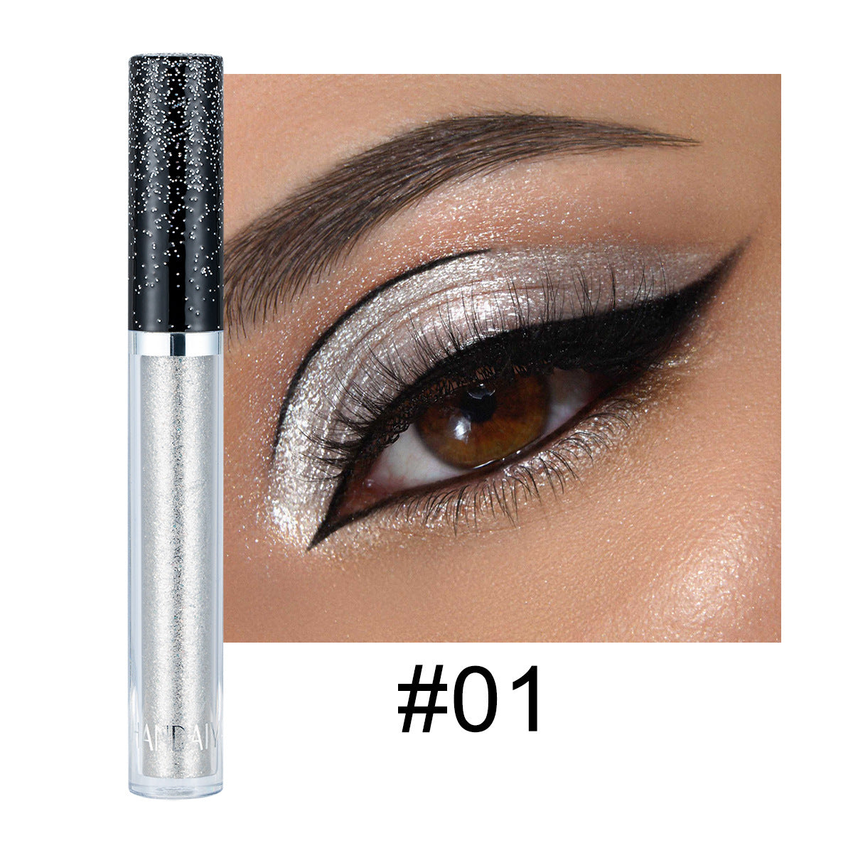 HANDAIYAN 12 Color Single Diamond Liquid Eye Shadow Psychedelic Pearly Shiny Eye Shadow Lying Silkworm Tear Makeup Eye Shadow Liquid - V.I.P Digital Presence