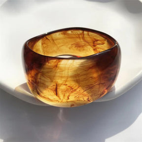 Li Shi patterned acrylic bracelet irregular bracelet - V.I.P Digital Presence