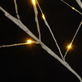 Artificial birch tree with light, 4FT 48 LED/5FT 72 LED/6FT 96 LED, with warm white light, indoor and outdoor decoration - V.I.P Digital Presence