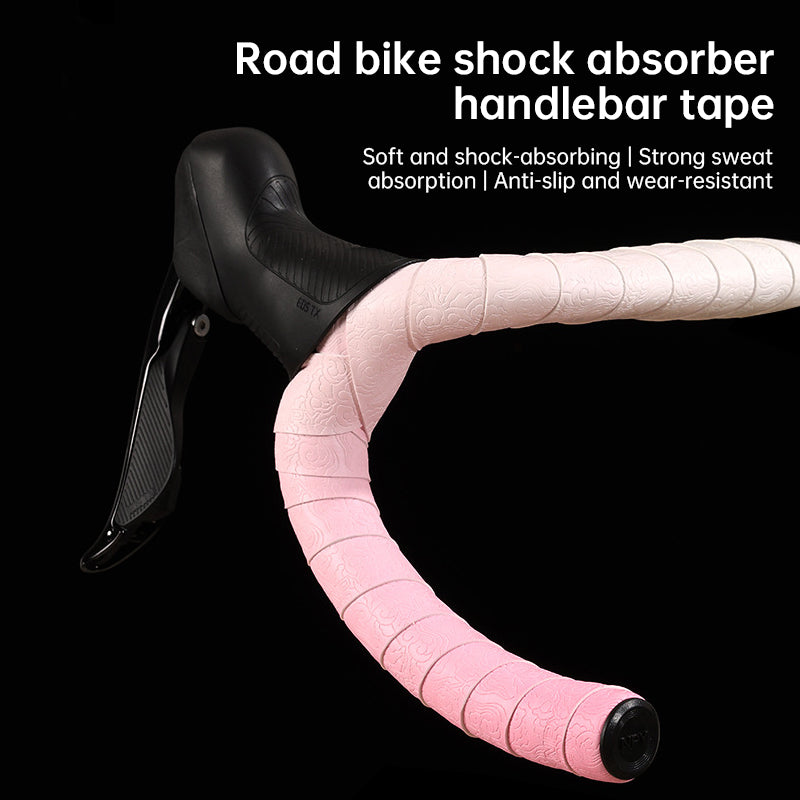 Road Bike Handlebar Tape: Double-Pinyin Cloud Pattern, Gradient Color, Comfortable, Shock - Absorbing, Breathable - V.I.P Digital Presence