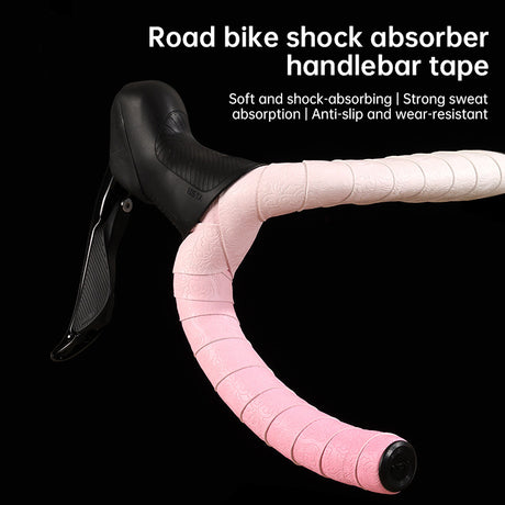 Road Bike Handlebar Tape: Double-Pinyin Cloud Pattern, Gradient Color, Comfortable, Shock - Absorbing, Breathable - V.I.P Digital Presence