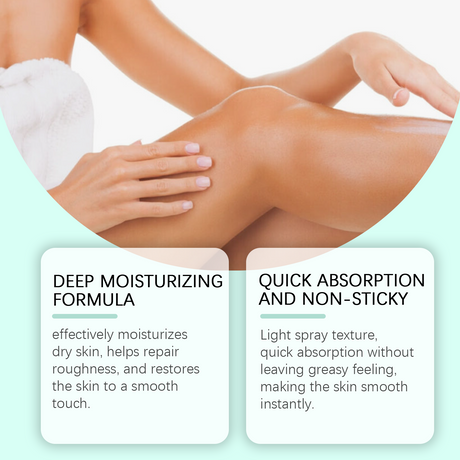 Moisturizing Body Oil Spray, Gentle Dry Skin Hydrating Body Skin Massage Care Oil - V.I.P Digital Presence