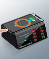 Multi-Function 100W High Power Fast Charging USB Multi-Port Charger QC3.0 Mobile Phone Wireless Charger - V.I.P Digital Presence