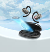 JM18 Bluetooth earphones wireless stereo OWS dual axis rotating hanging ear earphones - V.I.P Digital Presence