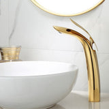 Light luxury all copper mesh red rose gold washbasin under the sink, basin faucet, light luxury style, simple and creative faucet, bathroom - V.I.P Digital Presence