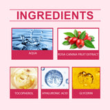 Aceite de Rosa Hidratante, Esencia Reparadora, Iluminadora y Rejuvenecedora, Hidratante Facial, No Apretada