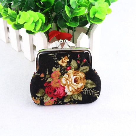 Women Coin Purse Cute Wallet Lady Retro Vintage Flower Small Wallet Hasp Purse Kawaii Bag Clutch Bag Monedero - V.I.P Digital Presence