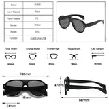 Retro Punk Men Pilot Sunglasses Fashion Rivets Decoration Gradient Eyewear Shades UV400 Women Trending Purple Sun Glasses - V.I.P Digital Presence