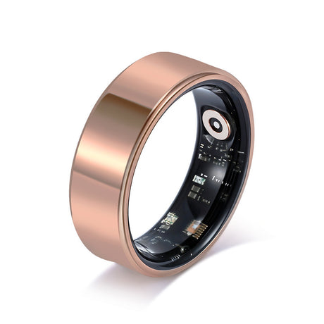 Health Smart Titanium Steel Ring Waterproof Blood Pressure Oxygen Sleep Movement Tracking Multi-Function Ring High-Tech Pair Ring - V.I.P Digital Presence