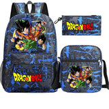 Youth Dragon Ball Backpack Student Shoulder Bag Travel Bag 3-Piece Set - V.I.P Digital Presence