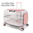 Rolling Pet Travel Trolley with Wheel, Transparent Capsule, Pink, Green, Puppies, Dogs, Cat Carriers Bag, 5-20Kg - V.I.P Digital Presence