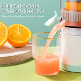 Portable USB - rechargeable slow juicer for oranges, lemons & other fruits. A handy electric blender for home kitchens. - V.I.P Digital Presence