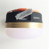 Mini luces portátiles para acampar, 3 W, LED, impermeables, para tiendas de campaña, lámpara colgante de noche, recargable por USB