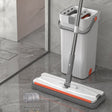 A 33cm Home Floor Cleaning Set: Hand Free Flat Mop & Bucket, 360° Rotating, Washable Microfiber, Lazy Cleaning Tool. - V.I.P Digital Presence