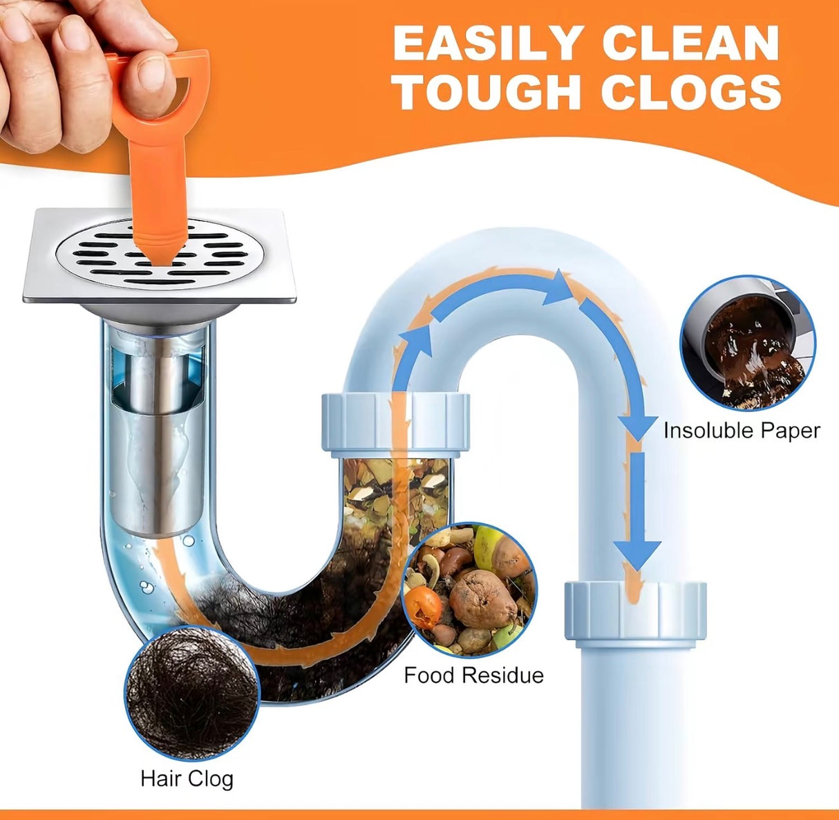 SnakePro Drain Clog Remover
