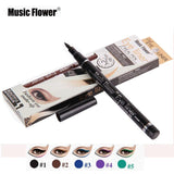 Music Flower New Makeup Cosmetic Black Eyeliner Waterproof Eye Liner Pencil Shadow KAJAL Gel Eyeliner Make up Smokey Eye - V.I.P Digital Presence