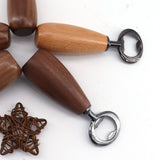 Bottle opener bottle opener beer beverage soda black walnut solid wood handle home personality creative bottle opener artifact - V.I.P Digital Presence
