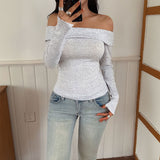 Slim Fit Spicy Girl One-Shoulder Top for Women - V.I.P Digital Presence
