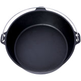 ast iron Dutch oven with lid, outdoor camping deep pot, used for camping, cooking, barbecue and leg rest, 8 Quart - V.I.P Digital Presence