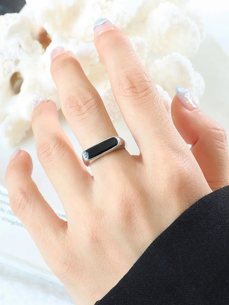 French fashion exaggerated geometric weight glazed element ring - V.I.P Digital Presence