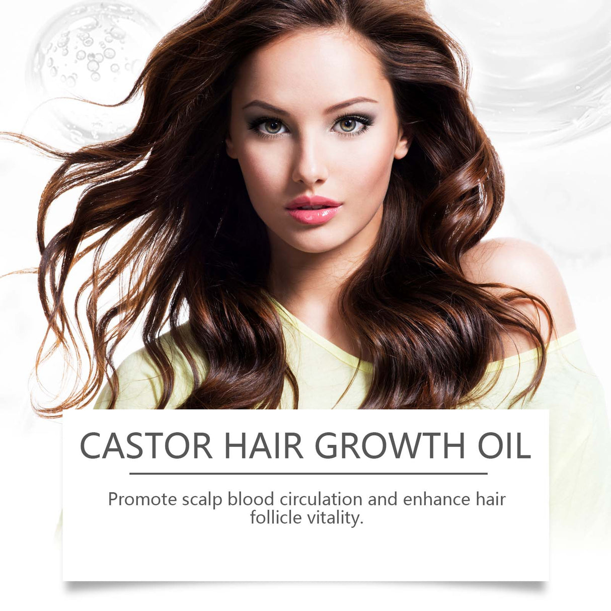 Castor Dense Hair Essential Oil Repair Dry And Damaged Scalp Hair Moist, Hydrating And Smoothing Hair - V.I.P Digital Presence