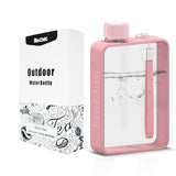 MoChic Sports Flat A5 Water Cup Portable High-Value Paper Water Bottle Ins Style Korean Version Of The Plastic Water Bottle
