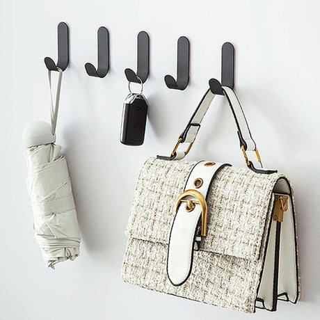 12Pcs Self Adhesive Hooks Heavy Duty Stainless Steel Wall Hooks Waterproof Sticky Hooks Bathroom Hang Towels Keys Coat Bags - V.I.P Digital Presence