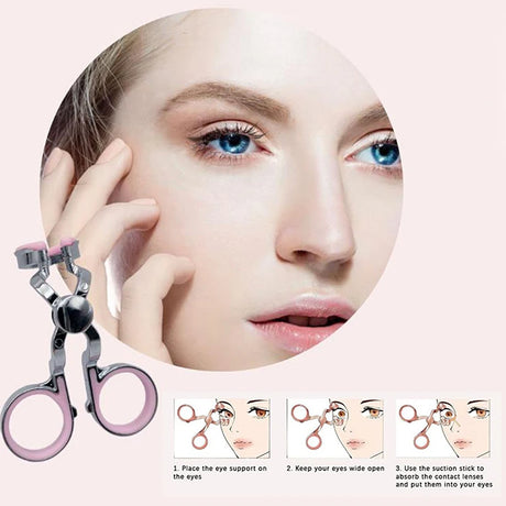 Eye Care Contact Lenses Inserter Remover Plastic Soft Tip Tweezer Stick Wearing Tools Lens Accessories Accessories - V.I.P Digital Presence