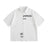 Alphabet Print Short Sleeve Shirt Workwear Japanese Style Loose Casual Design Summer Collar Shirt Men's Trendy - V.I.P Digital Presence