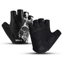 Guantes de ciclismo de medio dedo para deportes al aire libre, fitness, silicona, absorción de impactos, transpirables, resistentes al desgaste. 