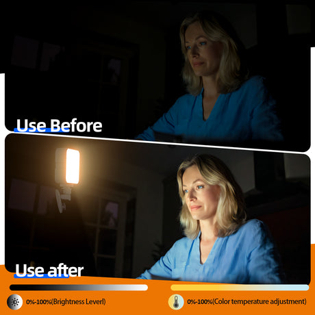 Camera pocket light atmosphere mini RGB mobile phone fill light live VLOG video conference photography light - V.I.P Digital Presence