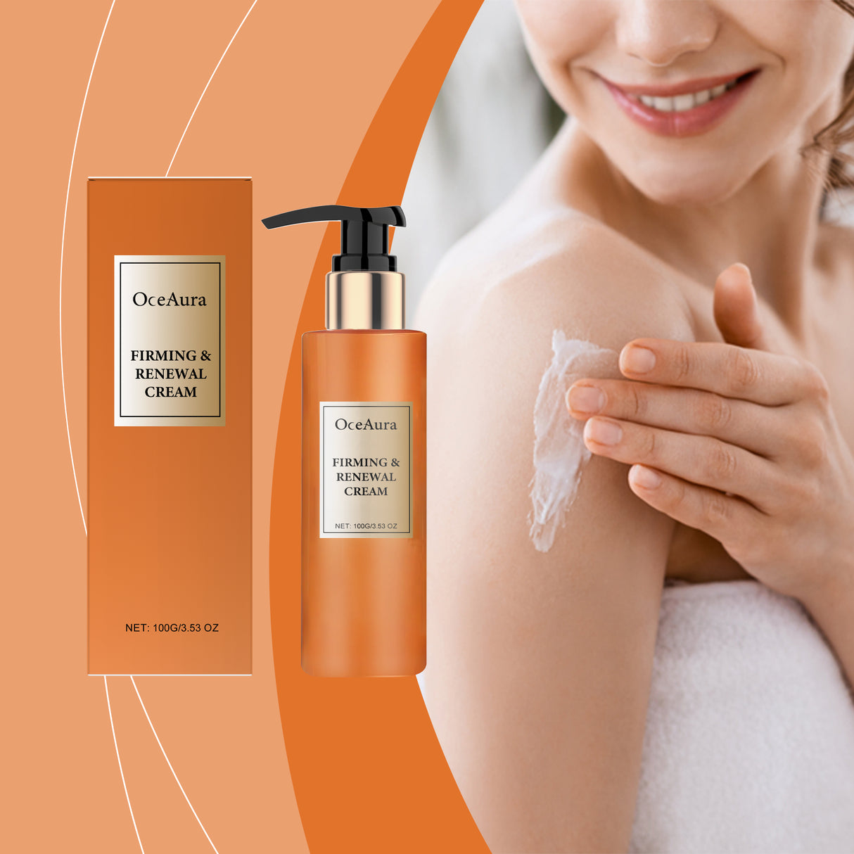 Crema Corporal Reafirmante Hidrata y Nutre la Piel con un Cuidado Hidratante Radiante, Elástico y Refrescante.