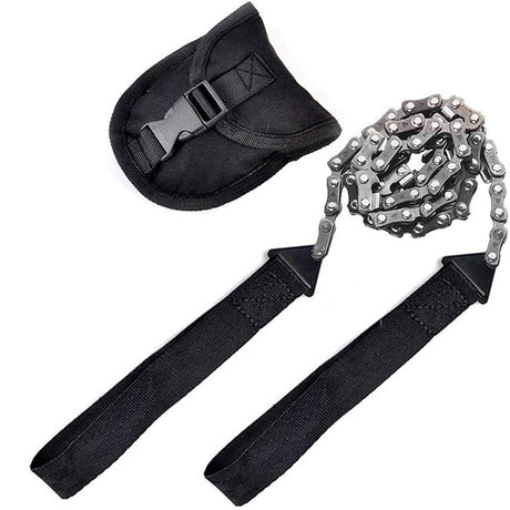 Outdoor hand zipper saw pocket chain saw garden tools 11/16/33 teeth 24 inch portable camping survival wire saw - V.I.P Digital Presence