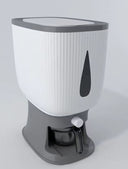 Measuring rice bucket 20 catties insect-proof and moisture-proof rice storage bucket household rice jar press out rice plastic r - V.I.P Digital Presence