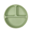 Children's Silicone Dinner Plate Infant Feeding Tableware Set Baby's Complementary Food Division Big Suction Cup Smiling Face Silicone Dinner Plate - V.I.P Digital Presence