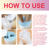 Couple Hand Model Clone Powder, Valentine's Day Diy Gift 3d Hand Model Crafts Creative Home Decoration - V.I.P Digital Presence