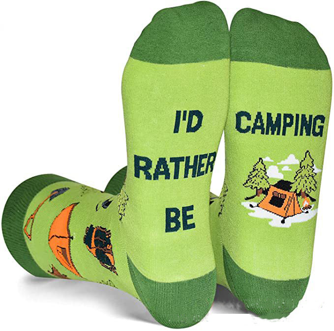 English Letters Socks Outdoor Camping Fishing Mountain Climbing Ski Sports Tube Socks - V.I.P Digital Presence