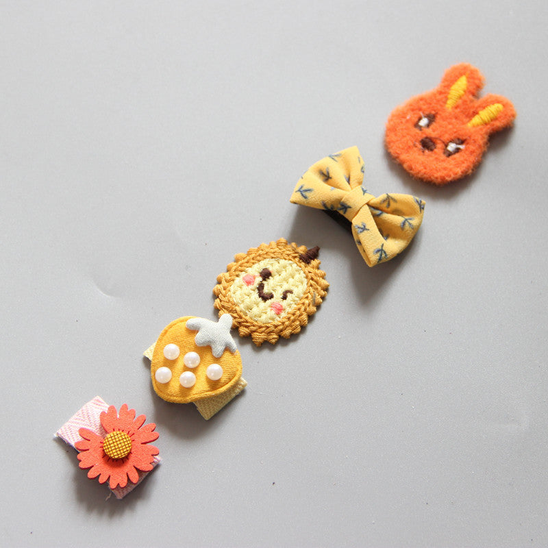 Children's Girls Hair Clip Headwear Crown Korean Little Princess Hair Ornaments Baby Hair Clip Set - V.I.P Digital Presence